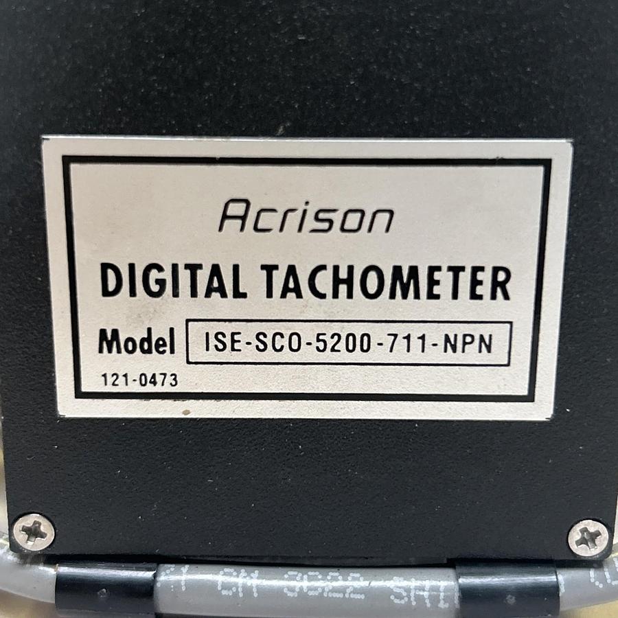 Used ACRISON,ISE-SCO-5200-711-NPN,DIGITAL TACHOMETER
