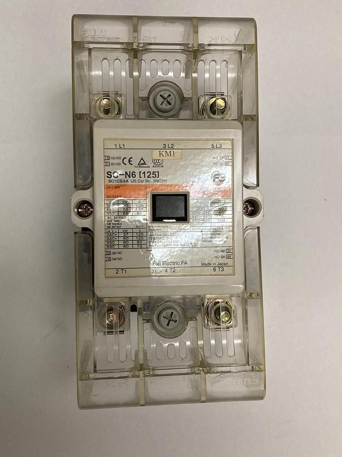 Used Fuji Electric,SC-N6 SC1CBAA,Magnetic Contactor