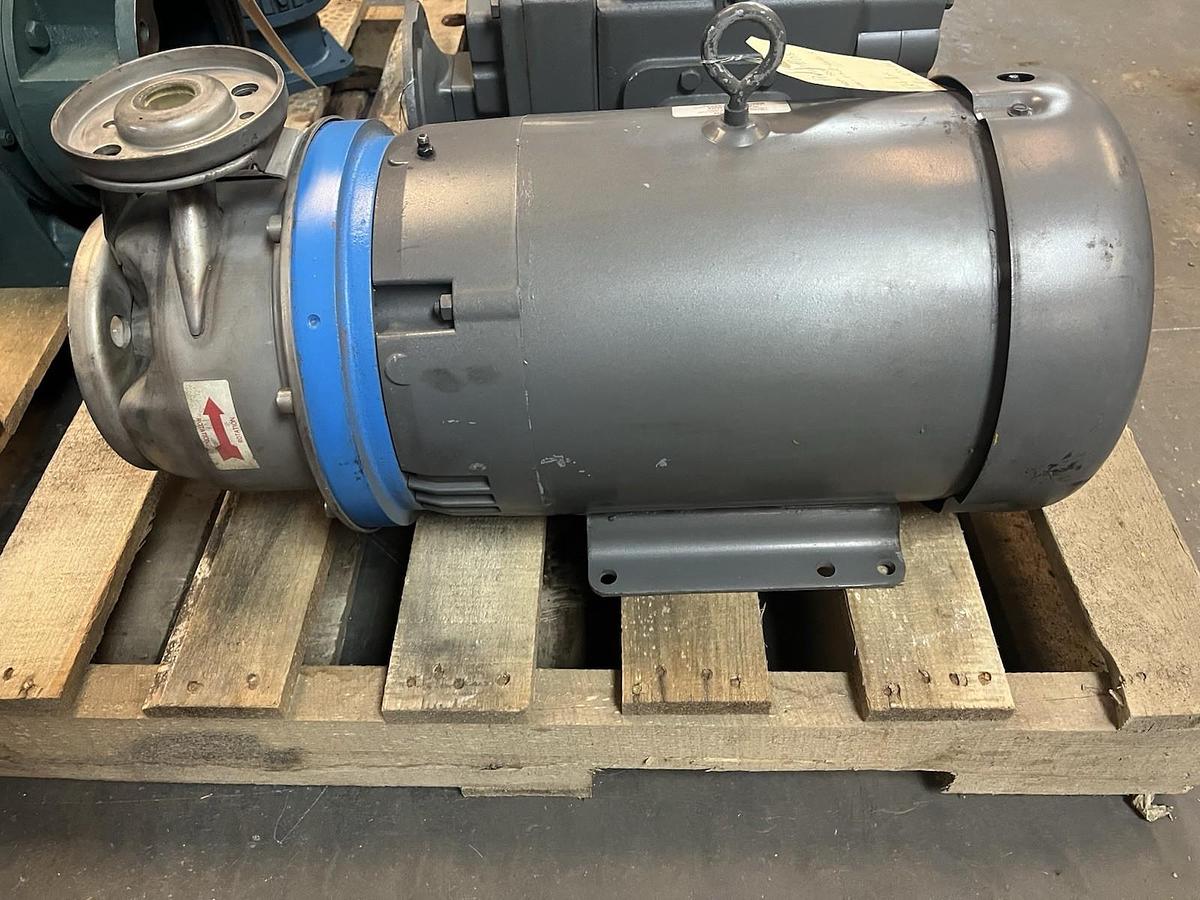 Used GOULDS,1X2-6, MODEL SST CENTRIFUGAL PUMP 9STK1 7.5HP 3450RPM