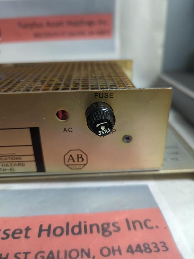 Used ALLEN BRADLEY,10607XF,DELTRON QUAD SWITCHING POWER SUPPLY PRE-OWNED
