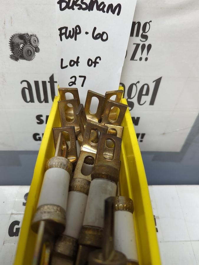 BUSSMANN,FWP-60,SEMI-CONDUCTOR 60 AMP FUSES LOT OF 27 NOS