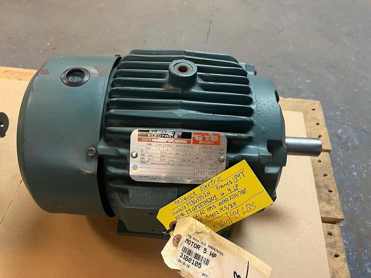 RELIANCE,P18G3352H,MOTOR 5HP 1440RPM 184T 220/380V