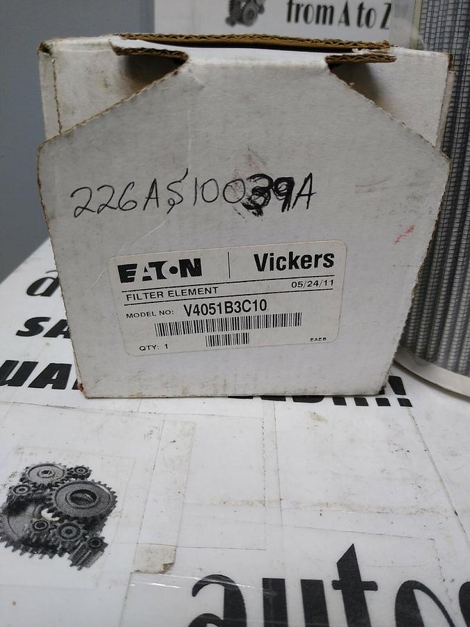 Used Eaton Vickers,V4051B3C10,Hydraulic Filter Element NOS