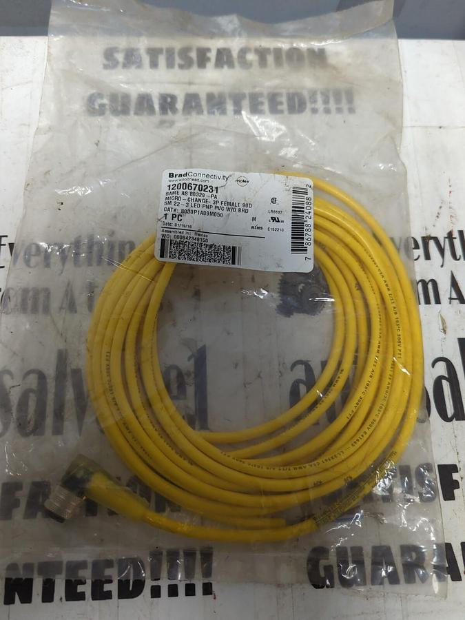 BRAD CONNECTIVITY,1200670231,MICRO-CHANGE CORDSET FEMALE 90D NOS