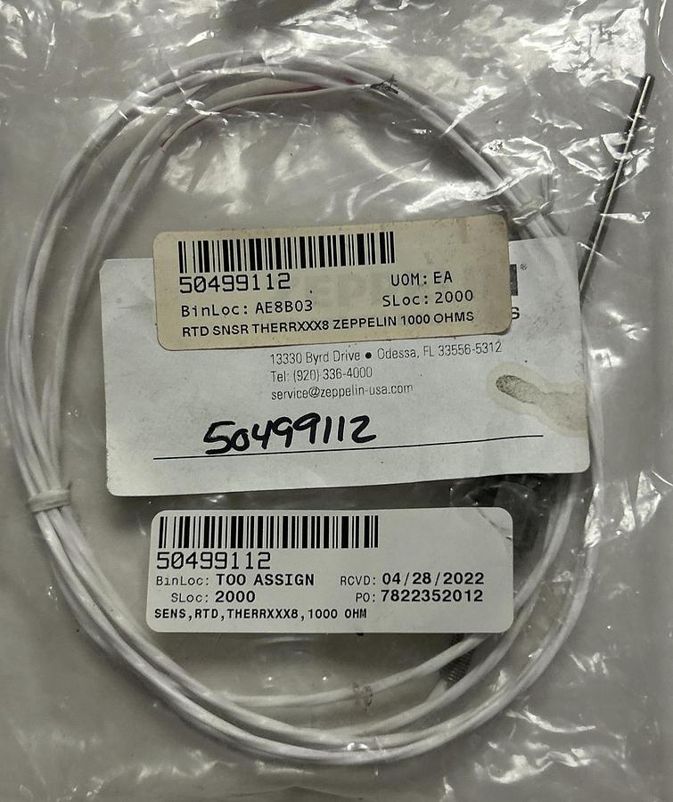 ZEPPELIN,THERRXXX8 RTD,TEMPERATURE SENSOR NEW