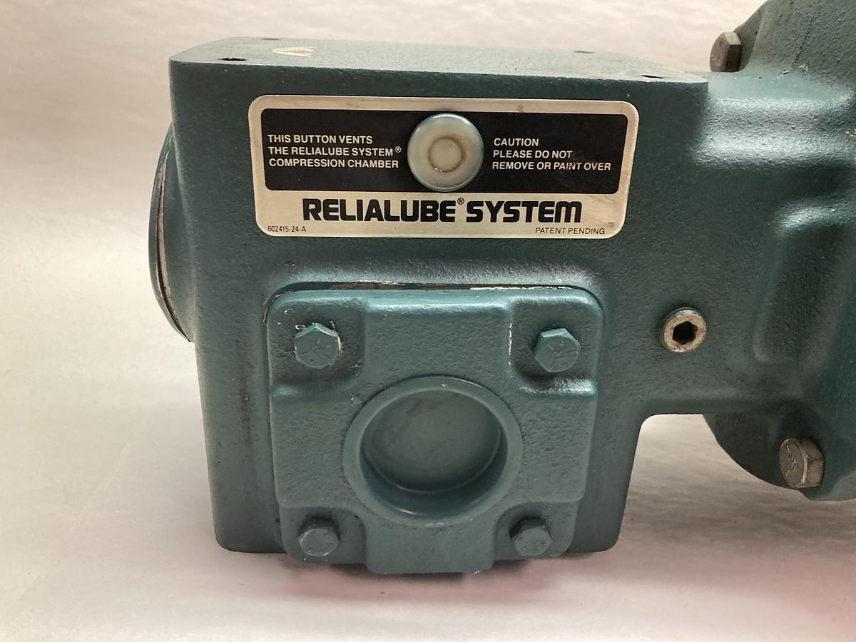 Used Reliance,5542A5530C,Rapistan Gear Reducer 1.11HP 1750RPM 56/175-20 Ratio