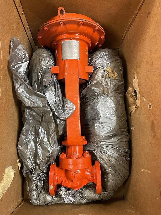 Used COPES VULCAN,V-40,1 INCH ACTUATOR VALVE CLASS 300 WCB