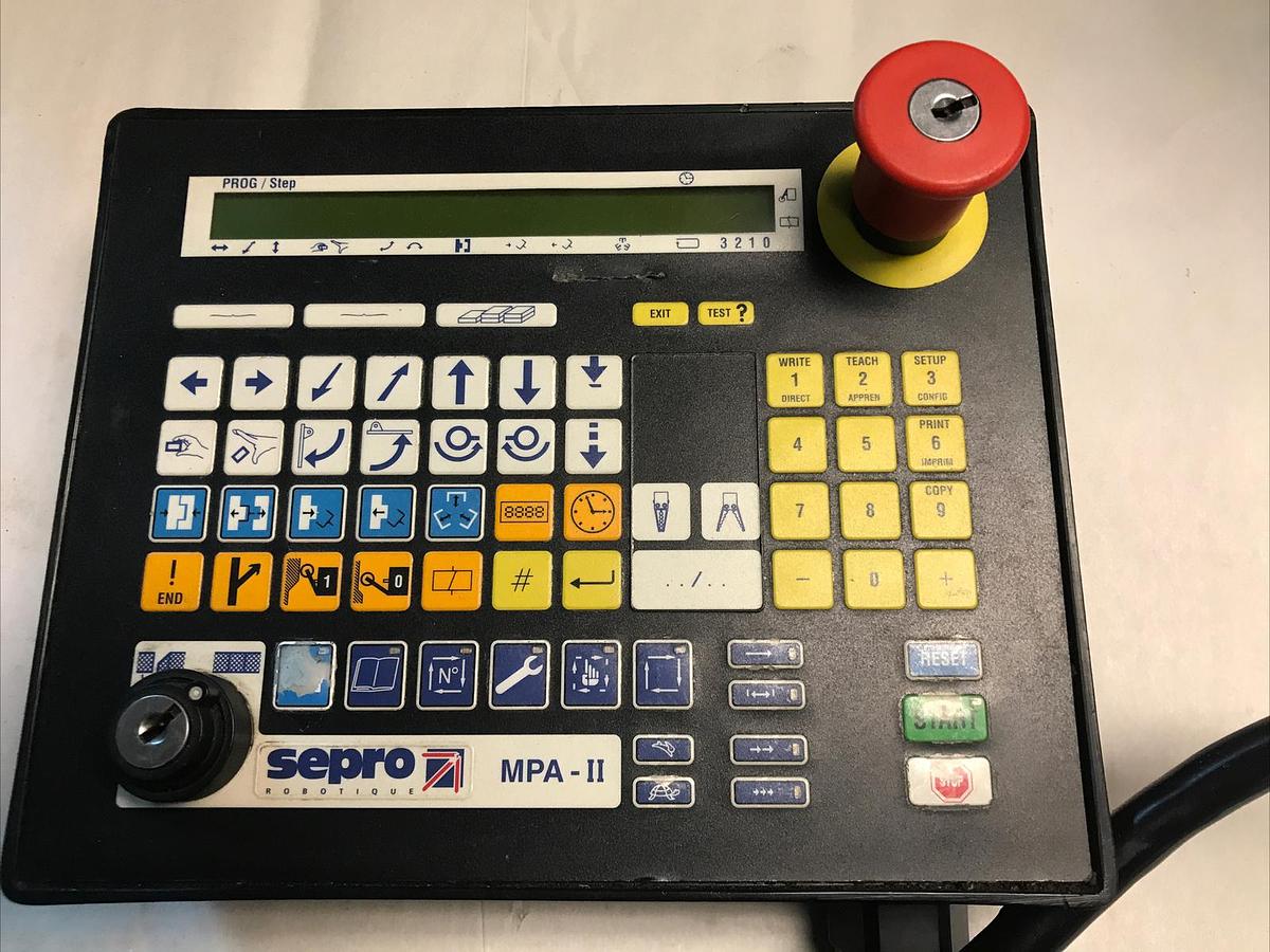 Used Sepro Robotique,MPA-II,Teach Pendant