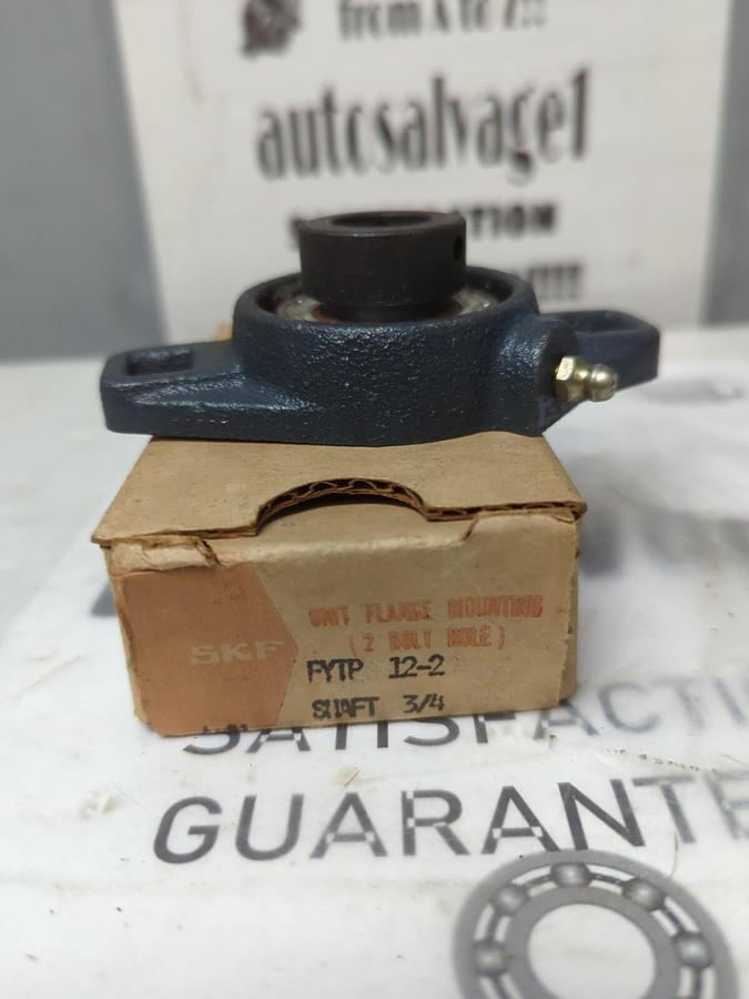 SKF,FYTP12-2,FLANGE MOUNT BEARING WITH COLLAR 3/4 INCH BORE NOS