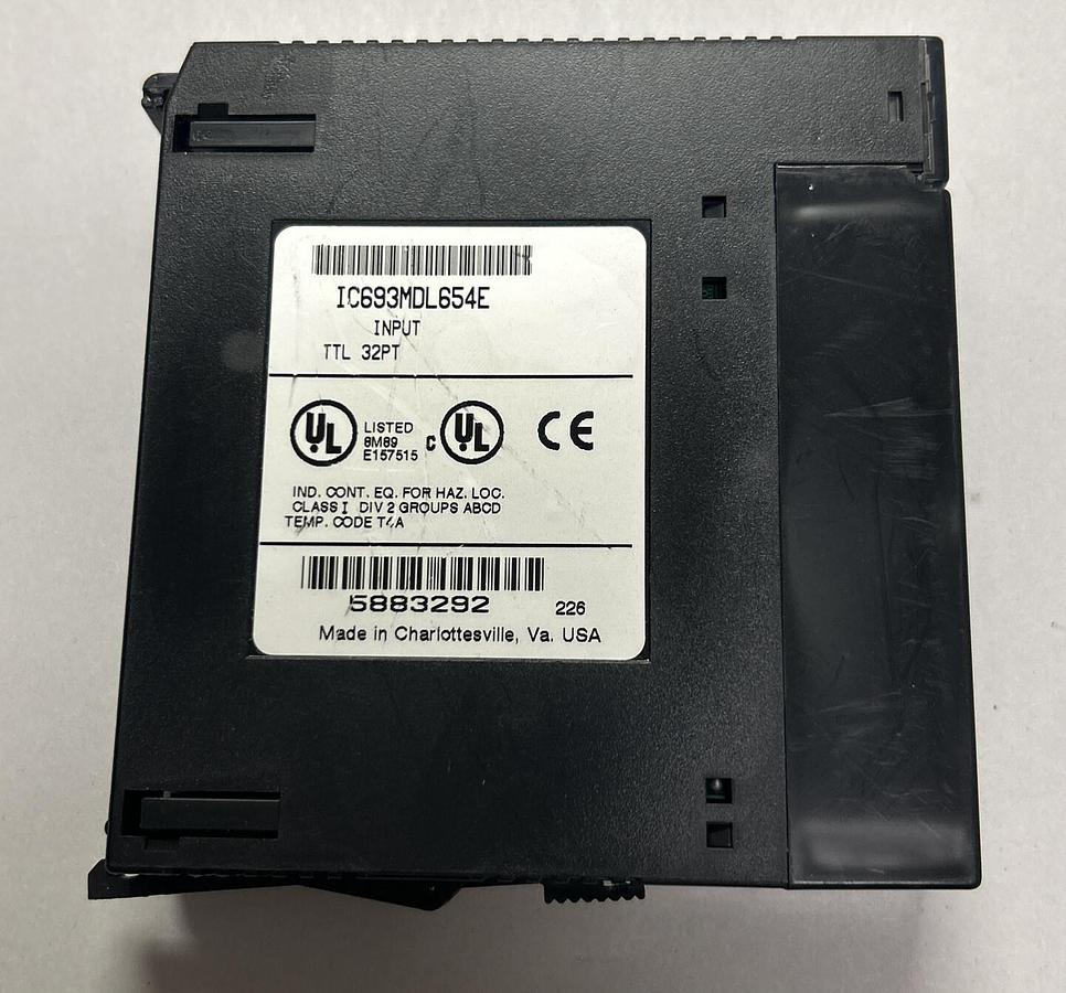 Used GE FANUC,IC693MDL654E,INPUT MODULE