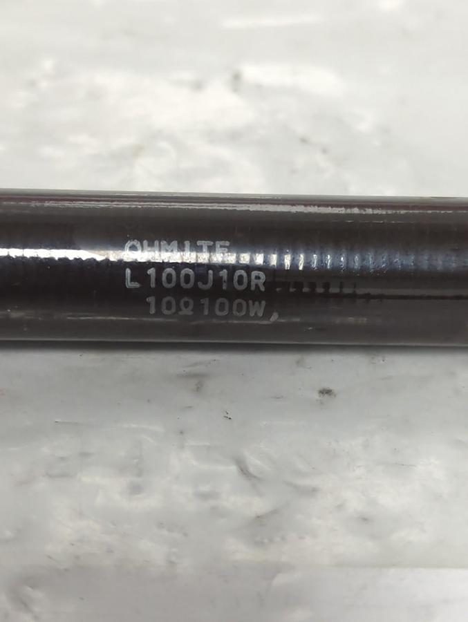 Used OHMITE,L100J10R,RESISTOR 10 OHM 100W PRE-OWNED
