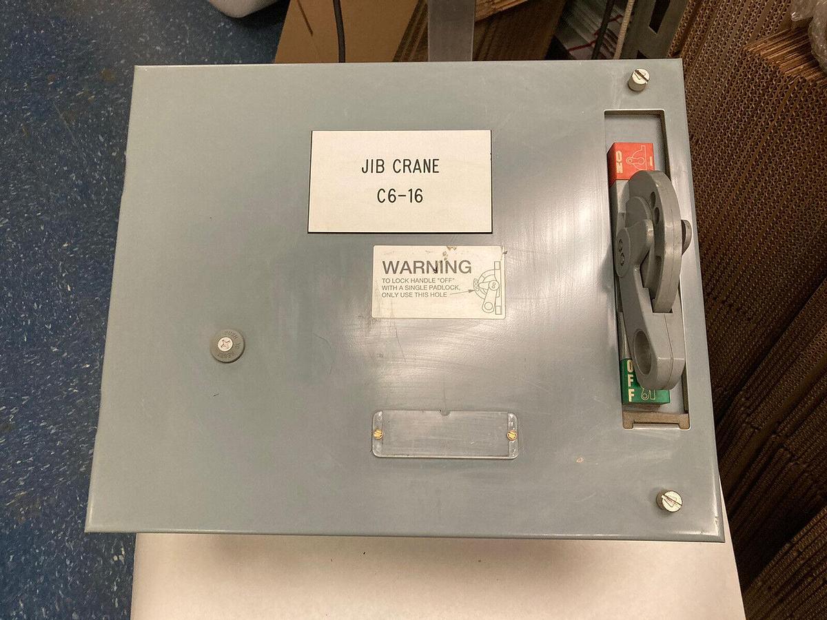 Used Allen Bradley,2100 2192F,60 Amp 12 INCH Fused MCC Disconnect Feeder Bucket