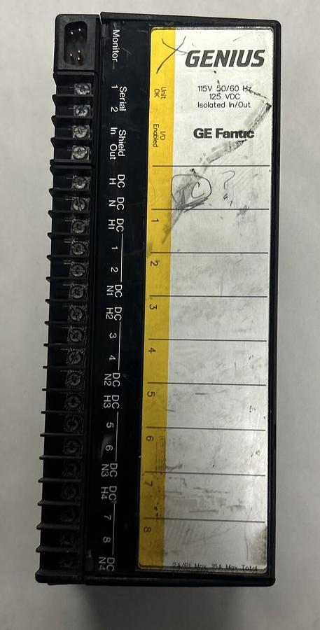 Used GE FANUC,IC660EBS100E,GENIUS BLOCK I/O MODULE