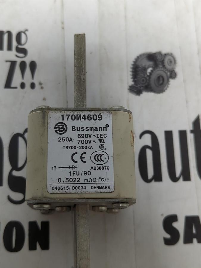 BUSSMANN,170M4609,SEMICONDUCTOR FUSE 250 AMP NOS