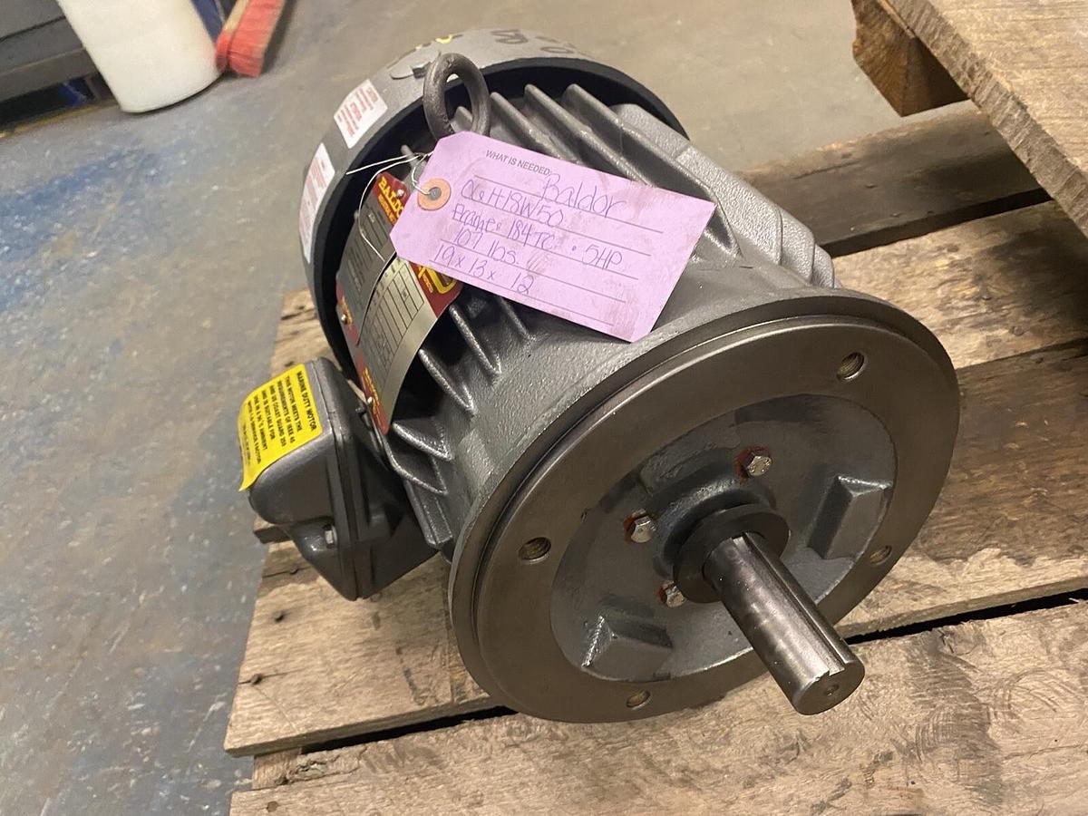 BALDOR,06H18W50,5HP CHEMICAL PROCESSING MARINE DUTY MOTOR 1725RPM 460V 184TC