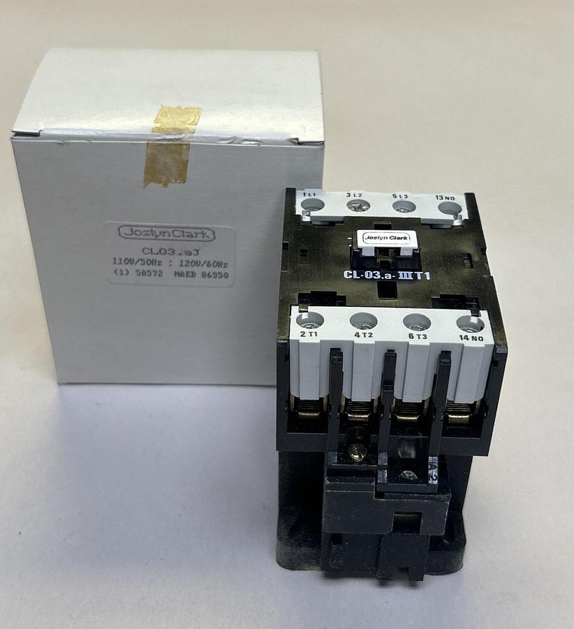 Used JOSLYN CLARK,CL03.AJ,DEFINITE PURPOSE CONTACTOR NOS