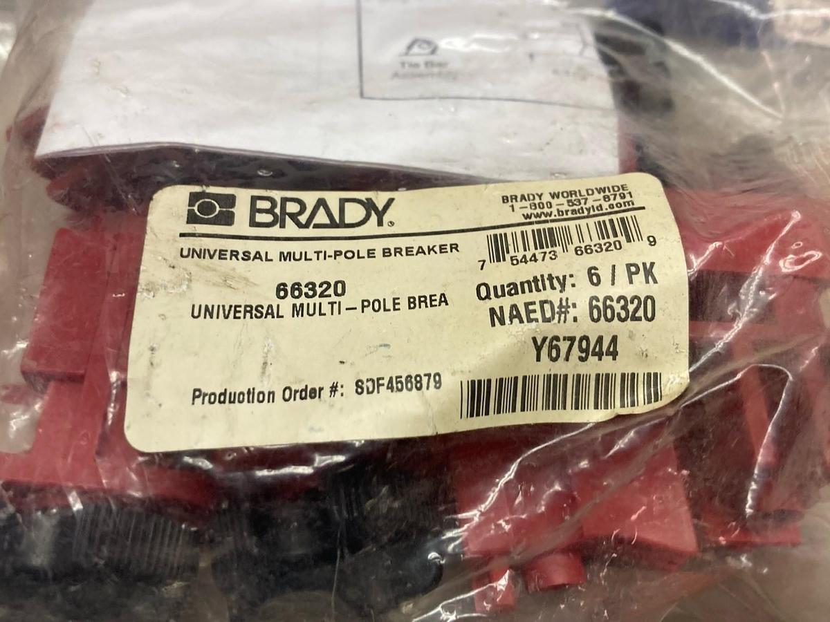 Brady,66320,Universal Multi-Pole Circuit Breaker Lock-Out LOT OF 16