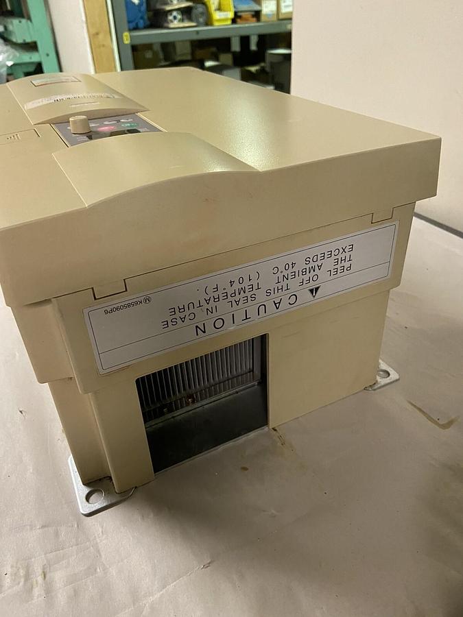 Used Mitsubishi,VFS7-4110UPLH,Transistor Invertor 15Hp 19KVA Output 380/460V 25A