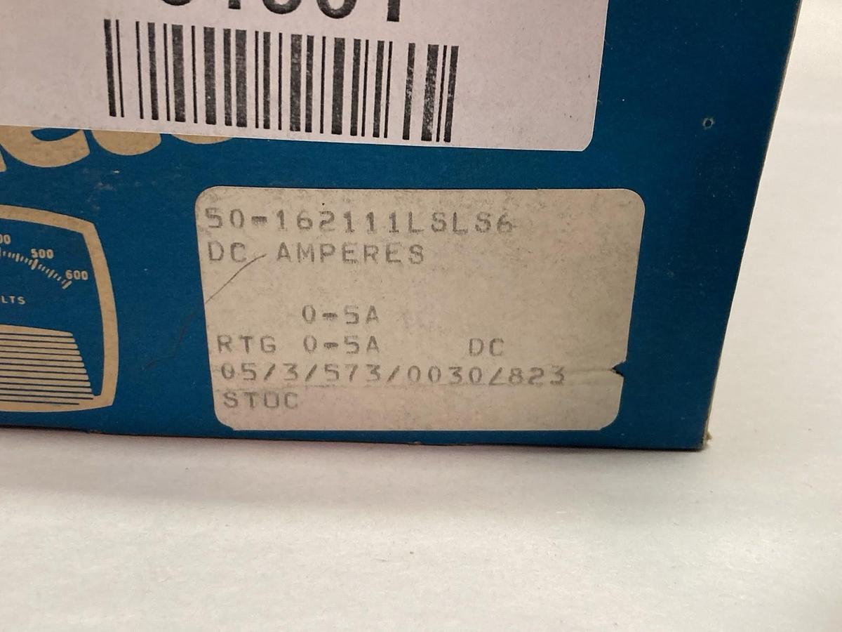 General Electric,50-162111LSLS6,D-C Amperes Panel Meter 0-150 NSMP