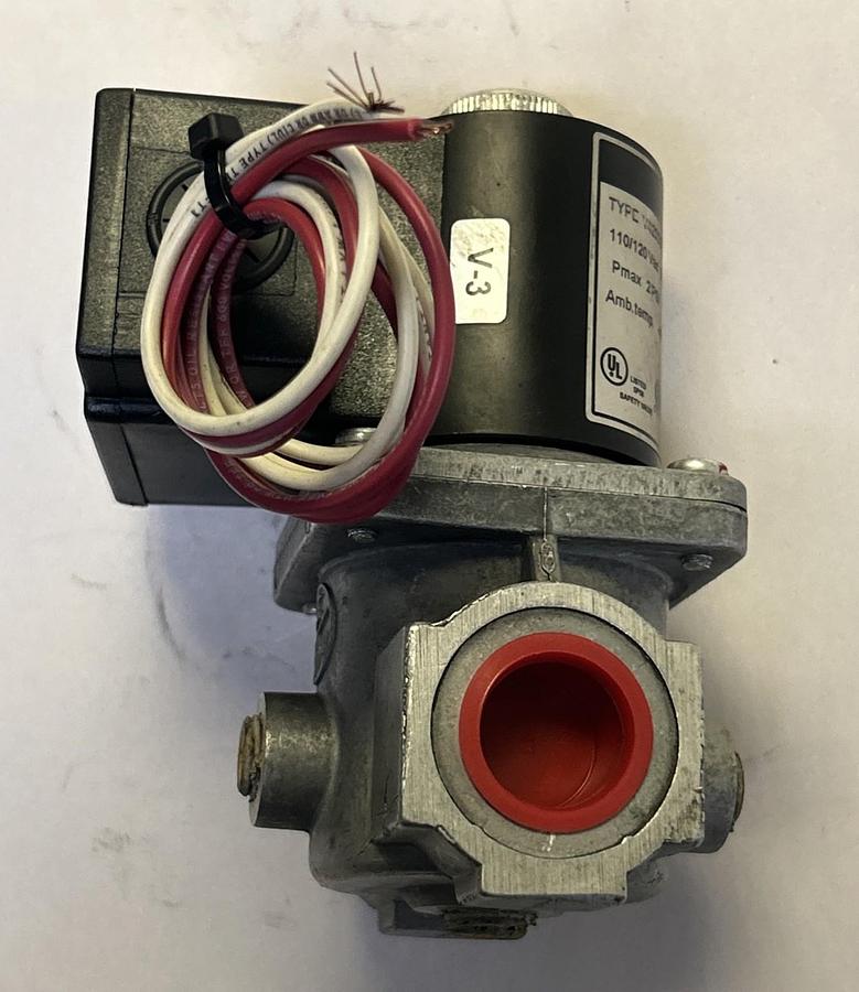 Used HONEYWELL,V4295S1005,SOLENOID VALVE 120VAC 2PSI