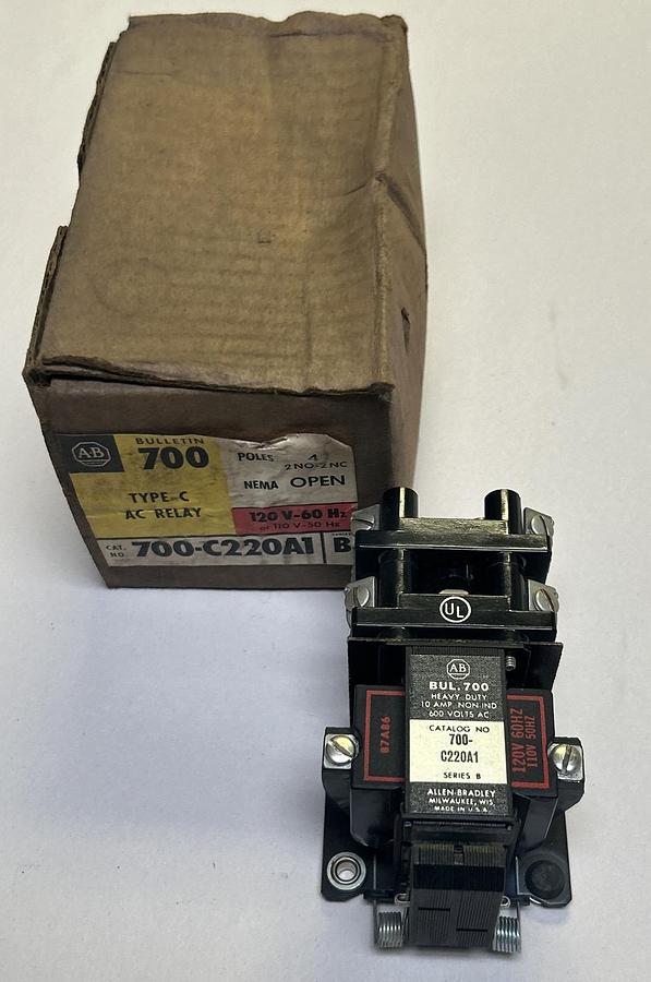 Used ALLEN BRADLEY,700-C220A1,AC RELAY NEW