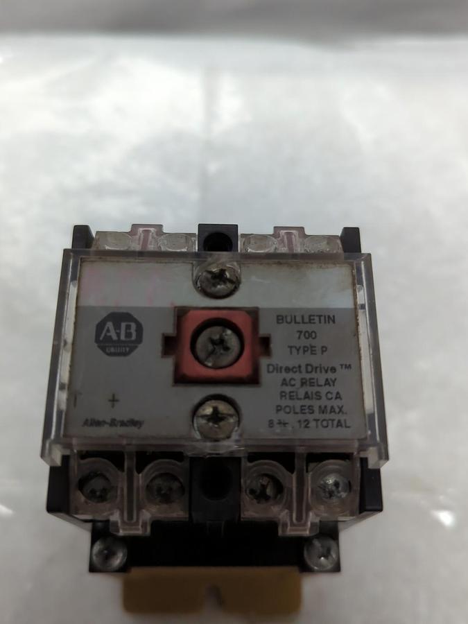 Used ALLEN BRADLEY,700-P400A22,SERIES E AC RELAY PRE-OWNED