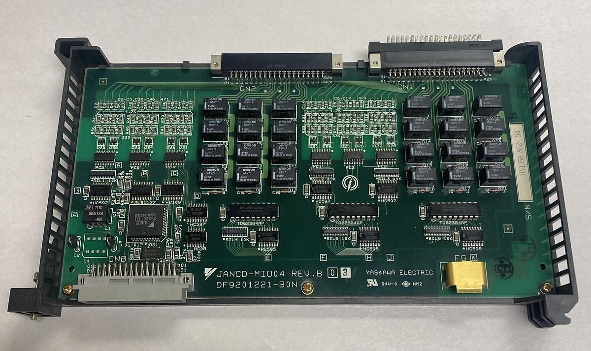 Used Yaskawa,JANCD-MIO04,Control Board DF92011221-B0N Circuit Board Refurbished