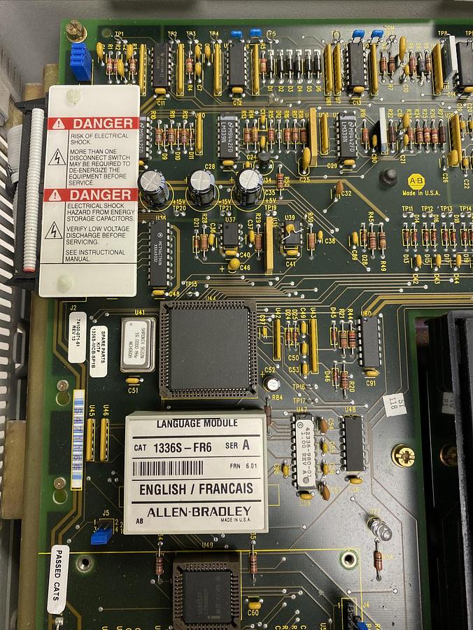 Used Allen-Bradley,1336S-B007-AA-FR6-HA2,Ser D 1336 Plus Sensorless Vector AC Drive