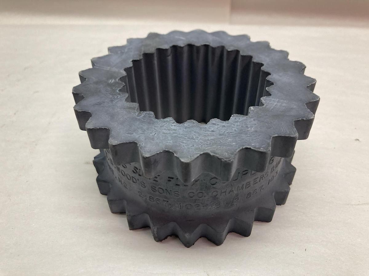 Used TB Woods,7J,Sure-Flex Sleeve Coupling Insert 4JE Epdm Rubber Replacement Part