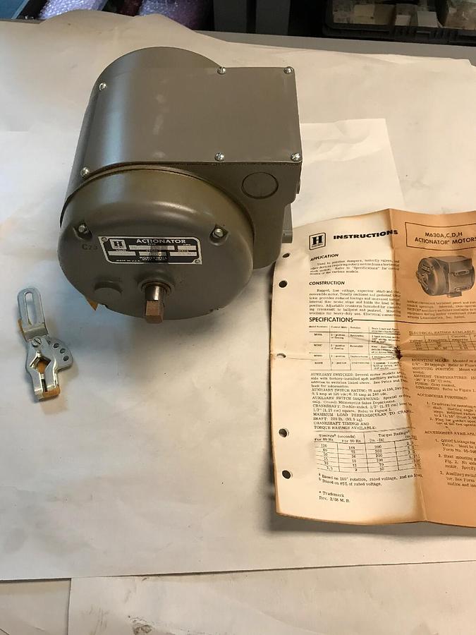 Honeywell,M630D-1129-3,Actionator Actuator Motor 115V 23watt