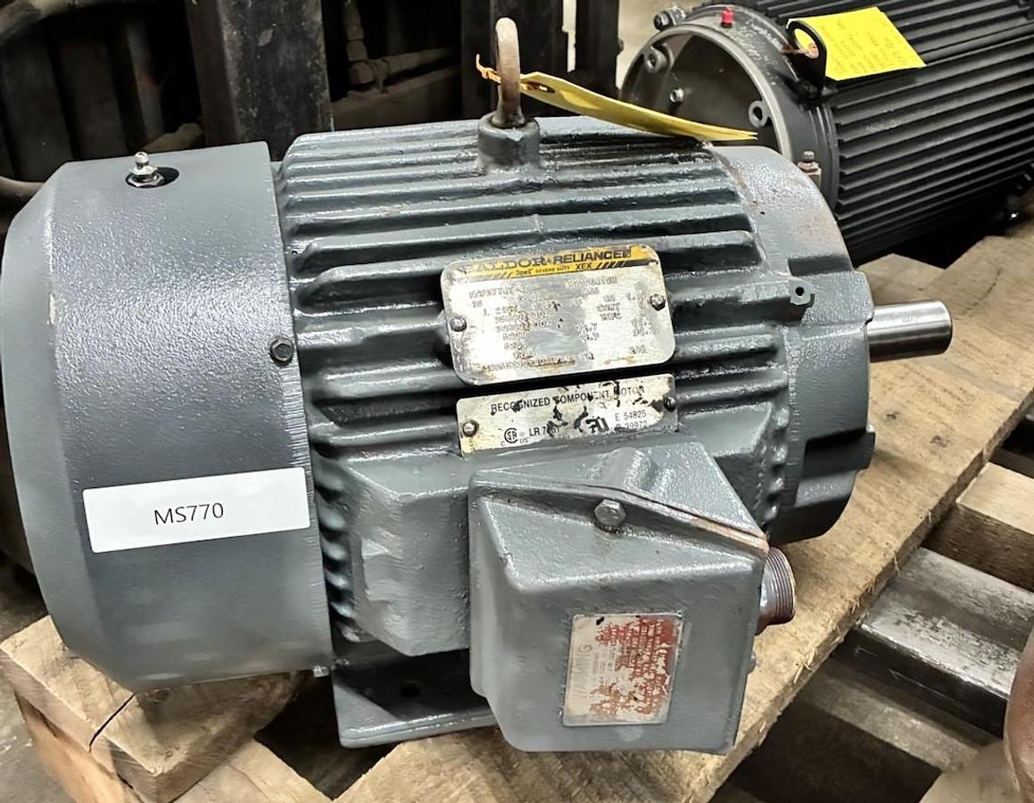 Used BALDOR,ECP3774T-4,SEVERE DUTY XEX MOTOR 10HP 1765RPM 3PH 215T