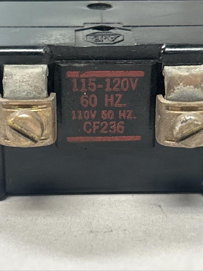 Used ALLEN BRADLEY,CF236,COIL 115-120V