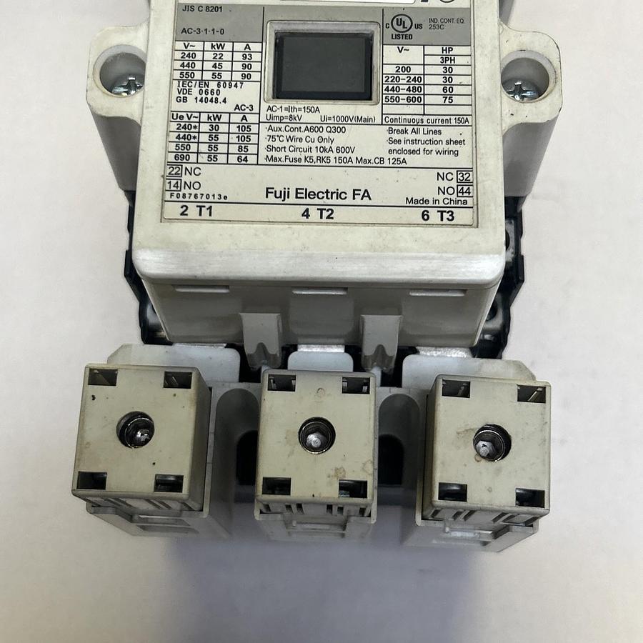 Used FUJI ELECTRIC,SE105AA,MAGNETIC CONTACTOR