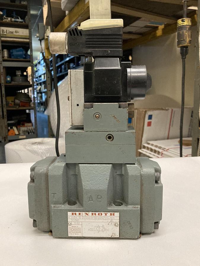 Used Rexroth Valve,4WEH10D20/6AW120-60NETZ5L/B20 w/3SE6C20/315 w120-60NZ5L,Seat Valve