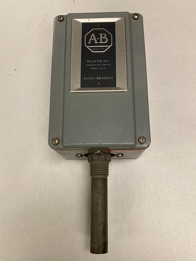 Used Allen-Bradley,Bulletin 837 Nema 4-5-12,Temperature Switch