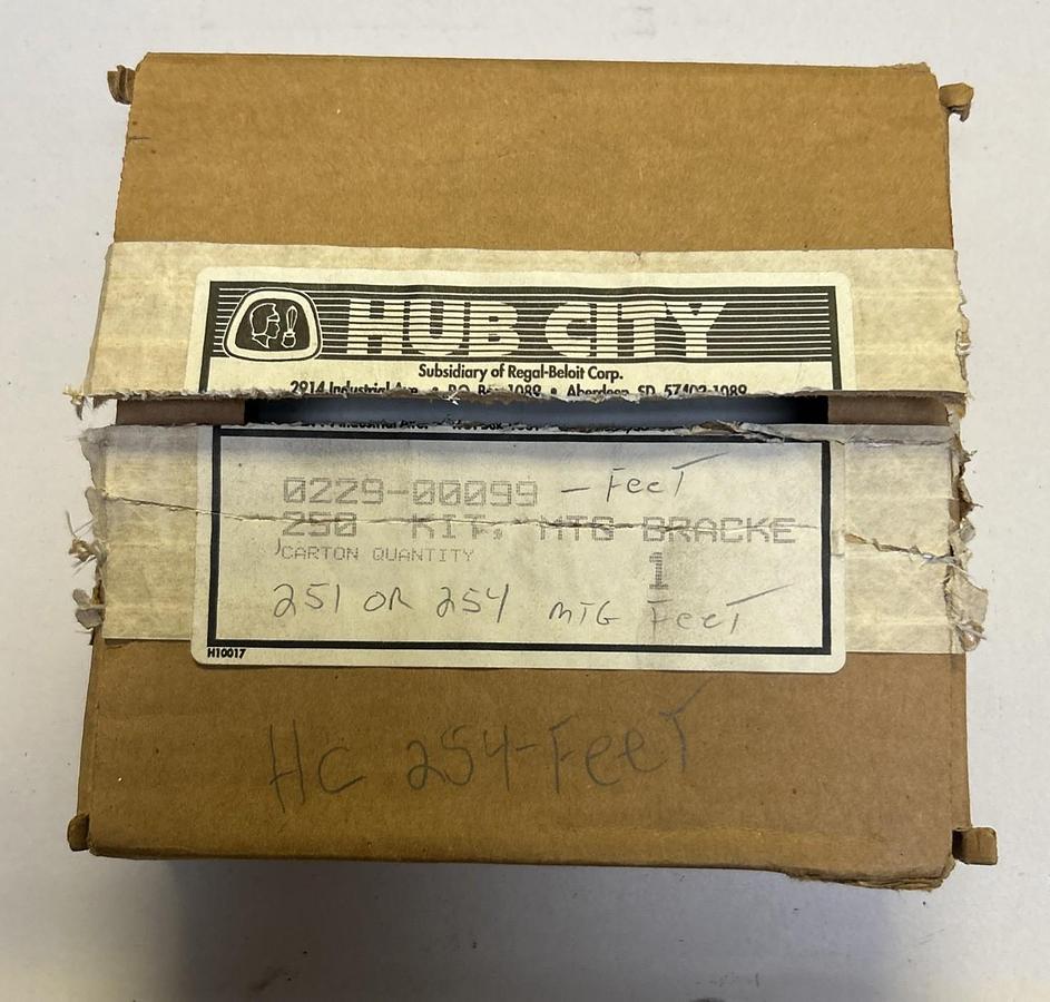 HUB CITY,0229-00099,250KIT MTG BRACKET NOS