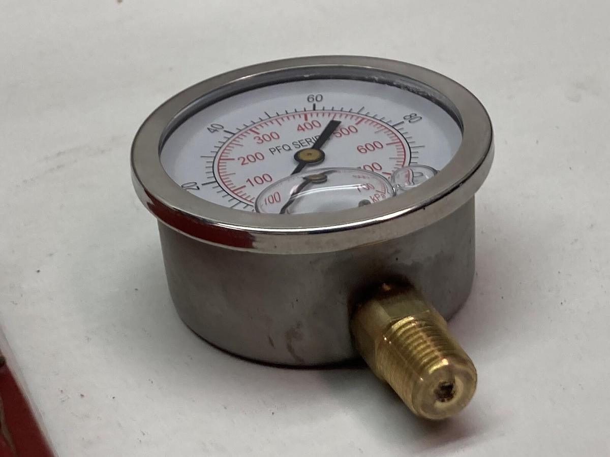 Winters,PFQ804,1/4 IN Gauge NPT 0-100 PSI/KPA
