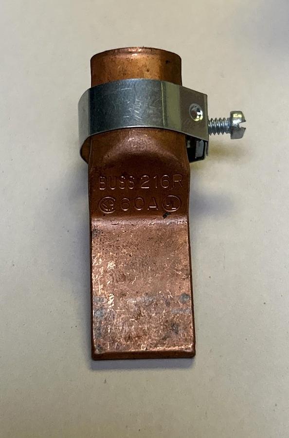 Used BUSSMANN,216-R,FUSE REDUCER 60A LOT OF 4