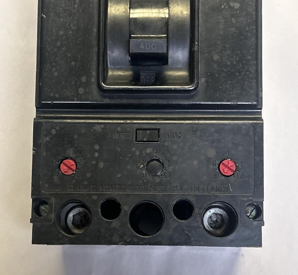 Used WESTINGHOUSE,LBB23000M,CIRCUIT BREAKER 400A 600V 2P