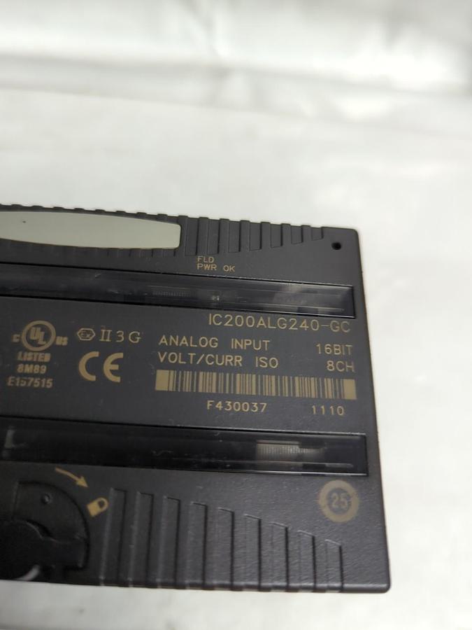 Used GE FANUC,IC200ALG240-GC,ANALOG INPUT 16BIT 8CH PRE-OWNED