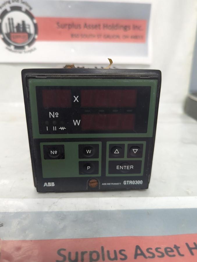 Used ABB,GTR0300,METRAWATT MULTI CHANNEL TEMPERATURE CONTROLLER PRE-OWNED