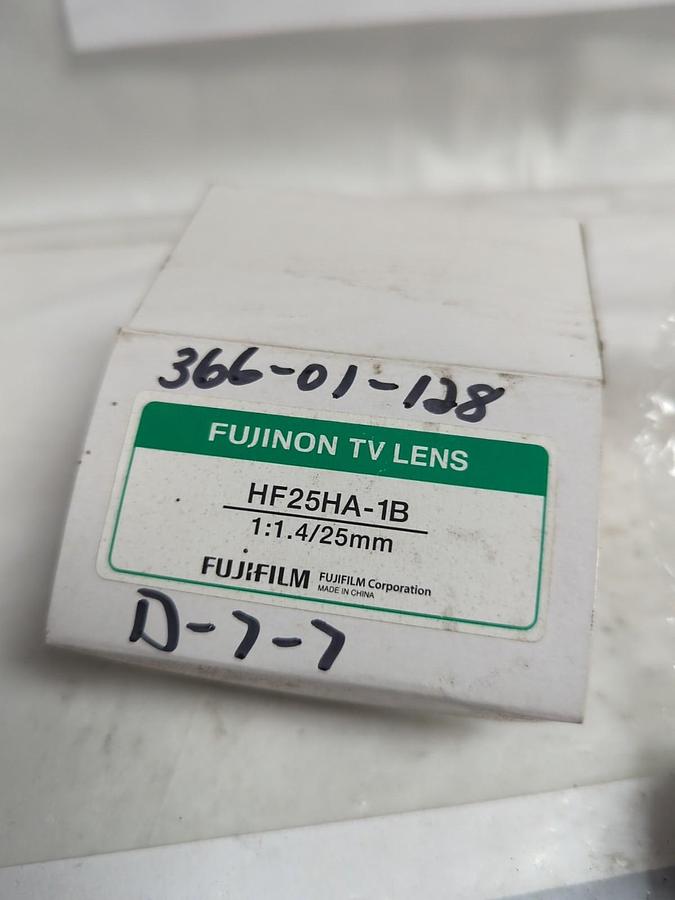 FUJINON,HF25HA-1B,TV LENS 1:1.4/25MM NOS