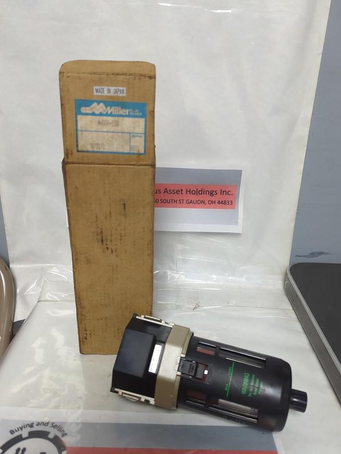 MILLER FLUID POWER,M4000-15N,PNEUMATIC OIL MIST FILTER 1/2 INCH NPT NOS