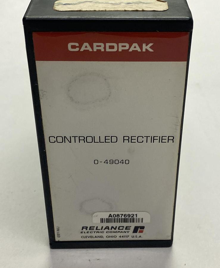 Used RELIANCE,0-49040,CONTROL RECTIFIER