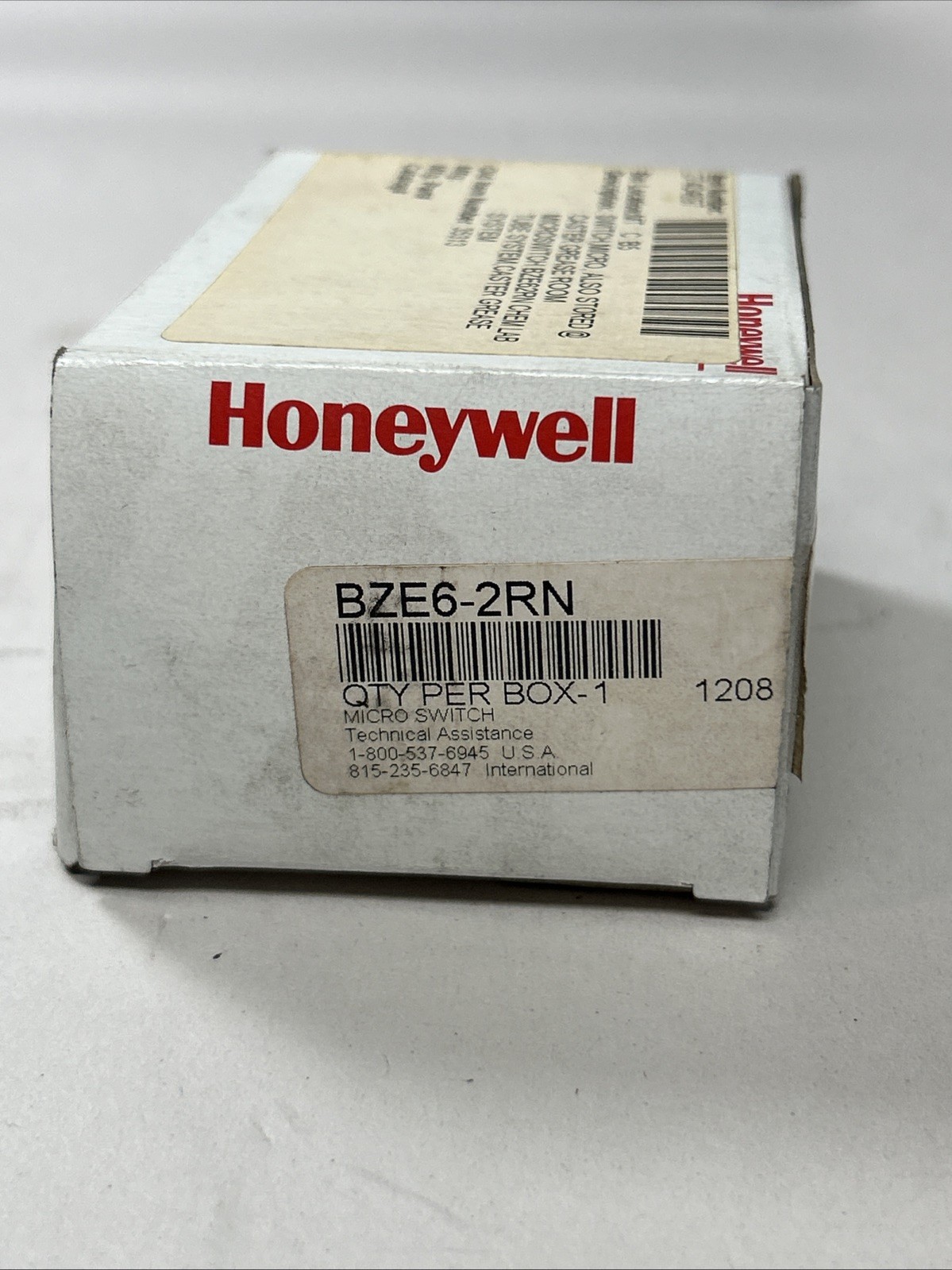 HONEYWELL,BZE6-2RN,LIMIT SWITCH NOS