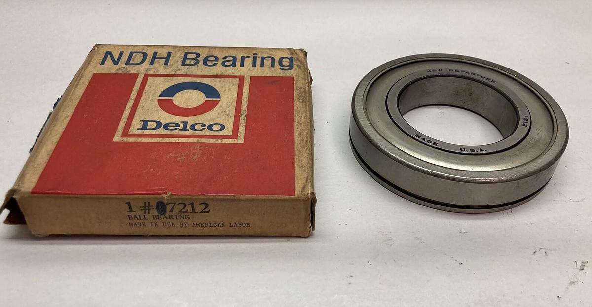 Delco-New Departure,1212,Shielded Roller Bearing