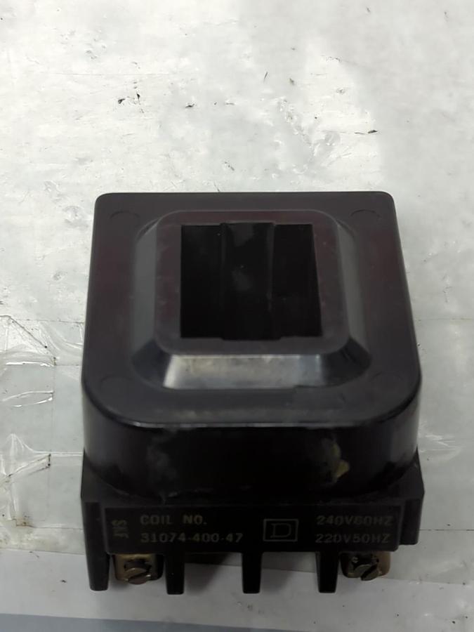 Used SQUARE D,31074-400-47,MAGNETIC COIL 240/220V 60/50HZ PRE-OWNED