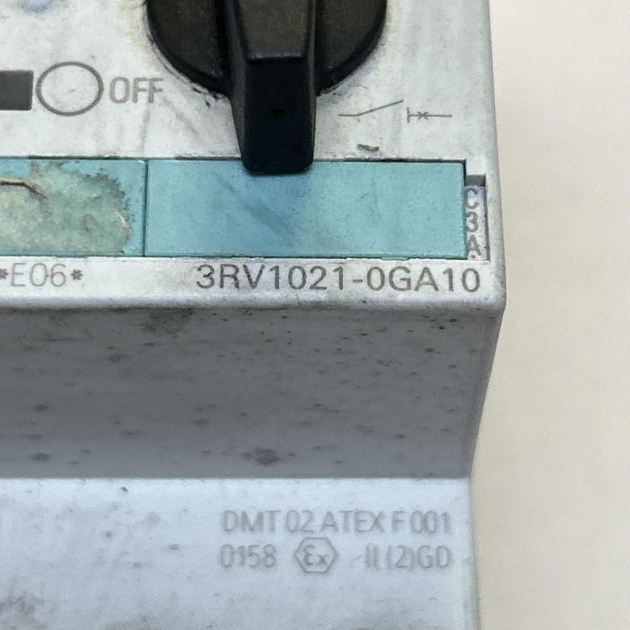 Used SIEMENS,3RV1021-0GA10,MOTOR STARTER
