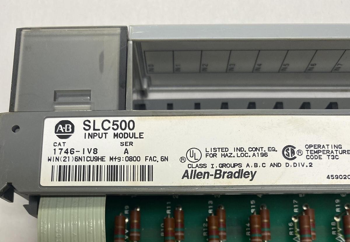 Used Allen-Bradley,1746-IV8,Ser A Input Module