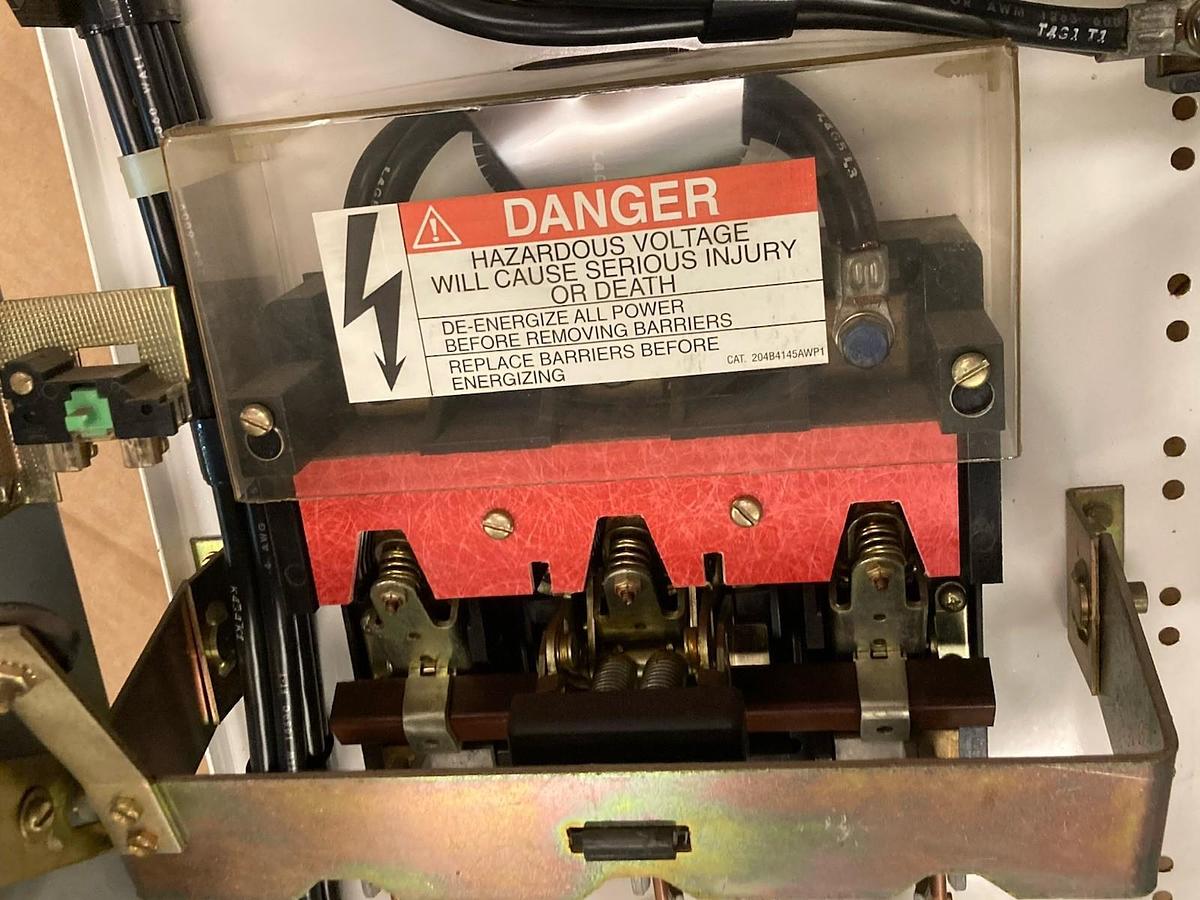 Used GE,Model 8000 Type FVNR,Size 4 Evolution FUSED Starter MCC Bucket 480V 100A